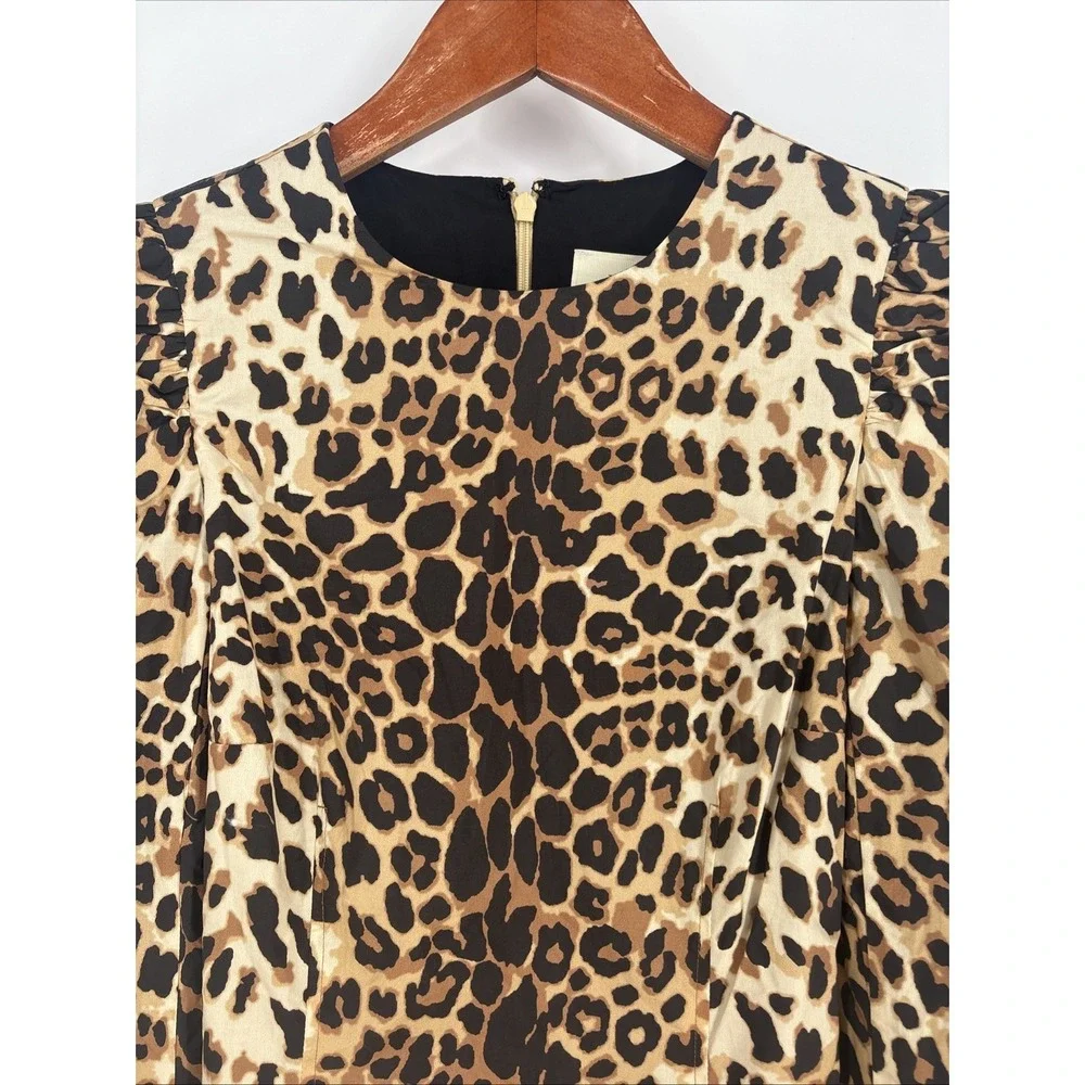 Tuckernuck  X India Hicks Womens Leopard Domino Mini Dress XXS Mob Wife Revenge